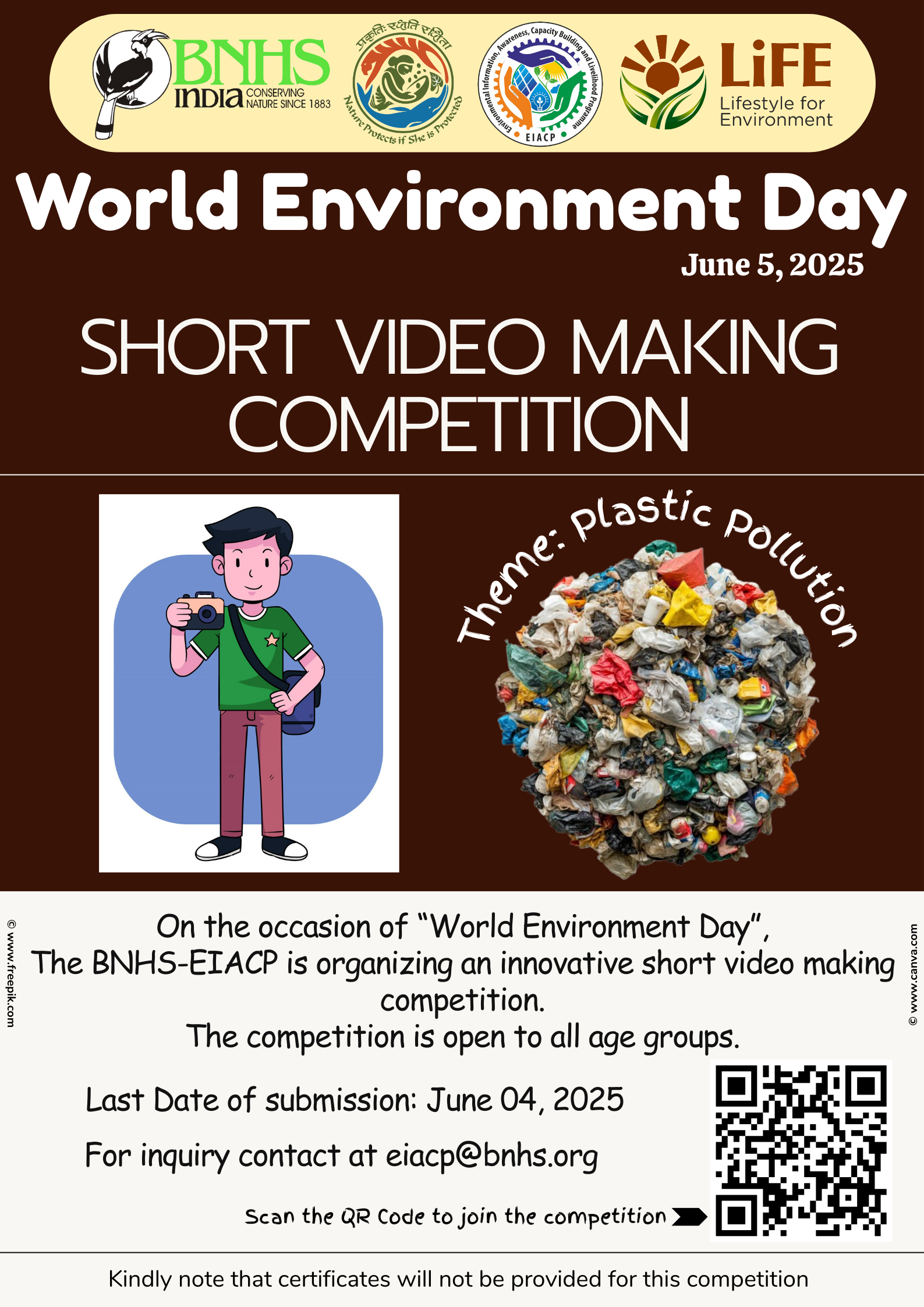 Short Video Making Competition - BNHS-EIACP